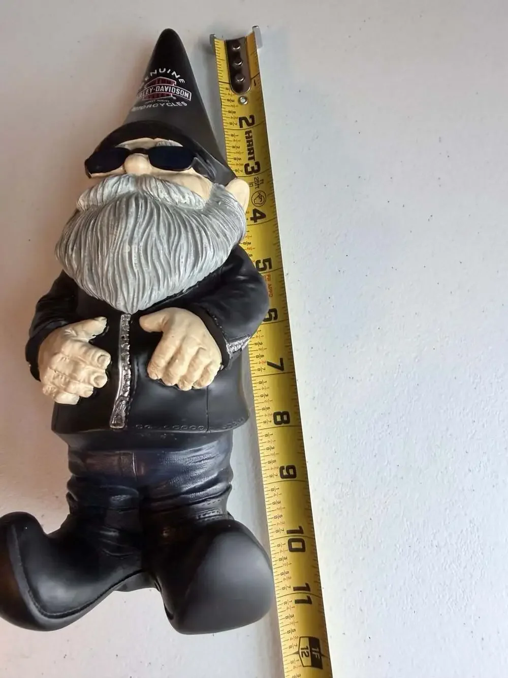 Harley-Davidson Genuine Motor Cycles Biker Garden Gnome Figurine   KD